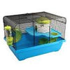 Critter Villa Mouse Wire Cage 42L X 31W X 27cm H Blue Green