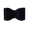 Luxury Large Velvet Bow Tie - Blue 13 x 9cm