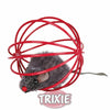Cat Toy Fur Mice in Wire Ball, Kitten toy, 10 inches, with Bell, Various Colours