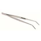 Feeding tweezers, angled 30 cm