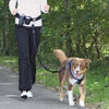 Waist belt with lead, up to 40 kg, black, Dog, Puppy, Fully Adjustable
