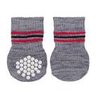Dog Socks X-Small - Small 2 Pack Grey