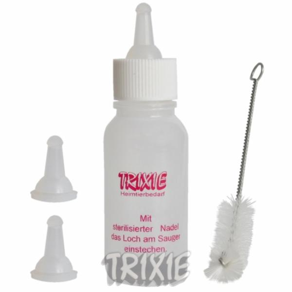 Suckling Bottle Set, Bottle with brush and teats, Kittens Small Animals