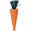 Straw toy, carrot, for small animals 20 cm
