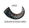 Genuine buffalo chewing horn large