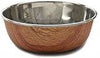 Wood Effect Steel Pet Bowl 2200ml