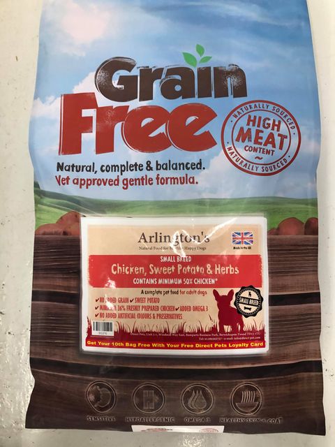 Arlington's Small Breed Chicken, Sweet Potato & Herb 6kg