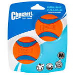 Chuckit Ultra Ball 2 Pack Medium 6.5cm