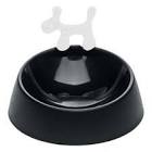 Bowl with paw prints, ceramic 0.8 l/ø 16 cm, white/mint