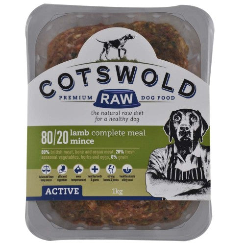 80/20 Adult Working Active Lamb 1kg Mince
