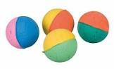 Assortment Soft Balls, Foam Rubber 4.3cm, 80pcs
