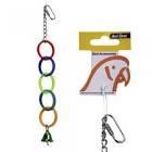 Bird Toy Acrylic 5 Rings w Bell
