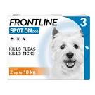 Frontline Spot On Small Dog 2-10kg 3 Pipettes