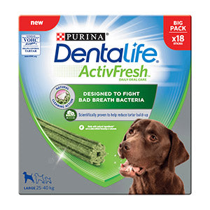 Dentalife Activefresh Large Dog Dental chew 18 Stick