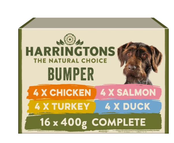 Harringtons Wet Dog Food Bumper Pack 16 x 400g