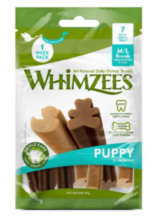Whimzees Puppy Dental Treats M/L
