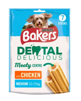 Bakers Dental Delicious Chicken Medium 200g