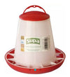 Supa Red and WhitePlastic Poultry Feeder 1kg