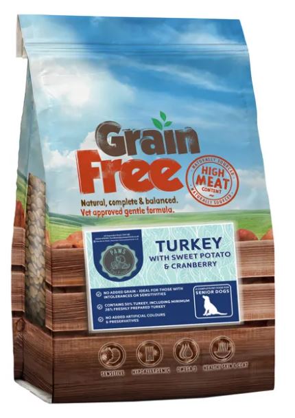 Arlington's Senior Turkey With Sweet Potato & Cranberry 15kg