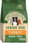 James Wellbeloved Grain Free Senior Dry Dog Food Turkey 10kg