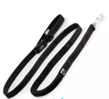 Ancol Extreme Shock Absorber Run Lead Black 1.8m