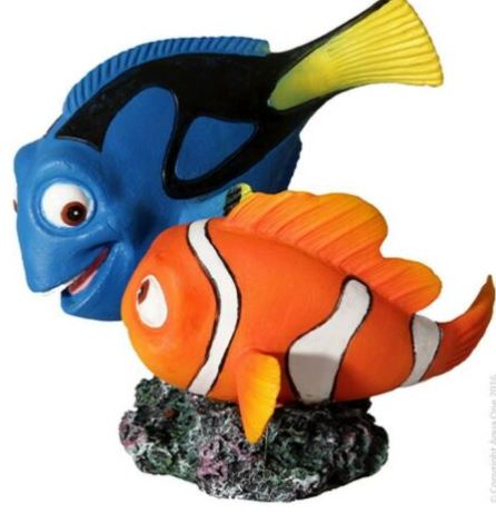 Aqua One  Blue Tang And Clownfish