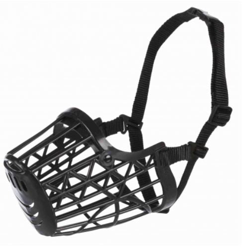 Muzzle, Plastic M 22cm, Black