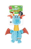 GiGwi Dragon Plush Dog Toy with Neck