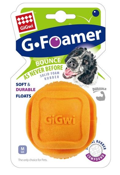 GiGwi Foamer TPR Ball (Orange)