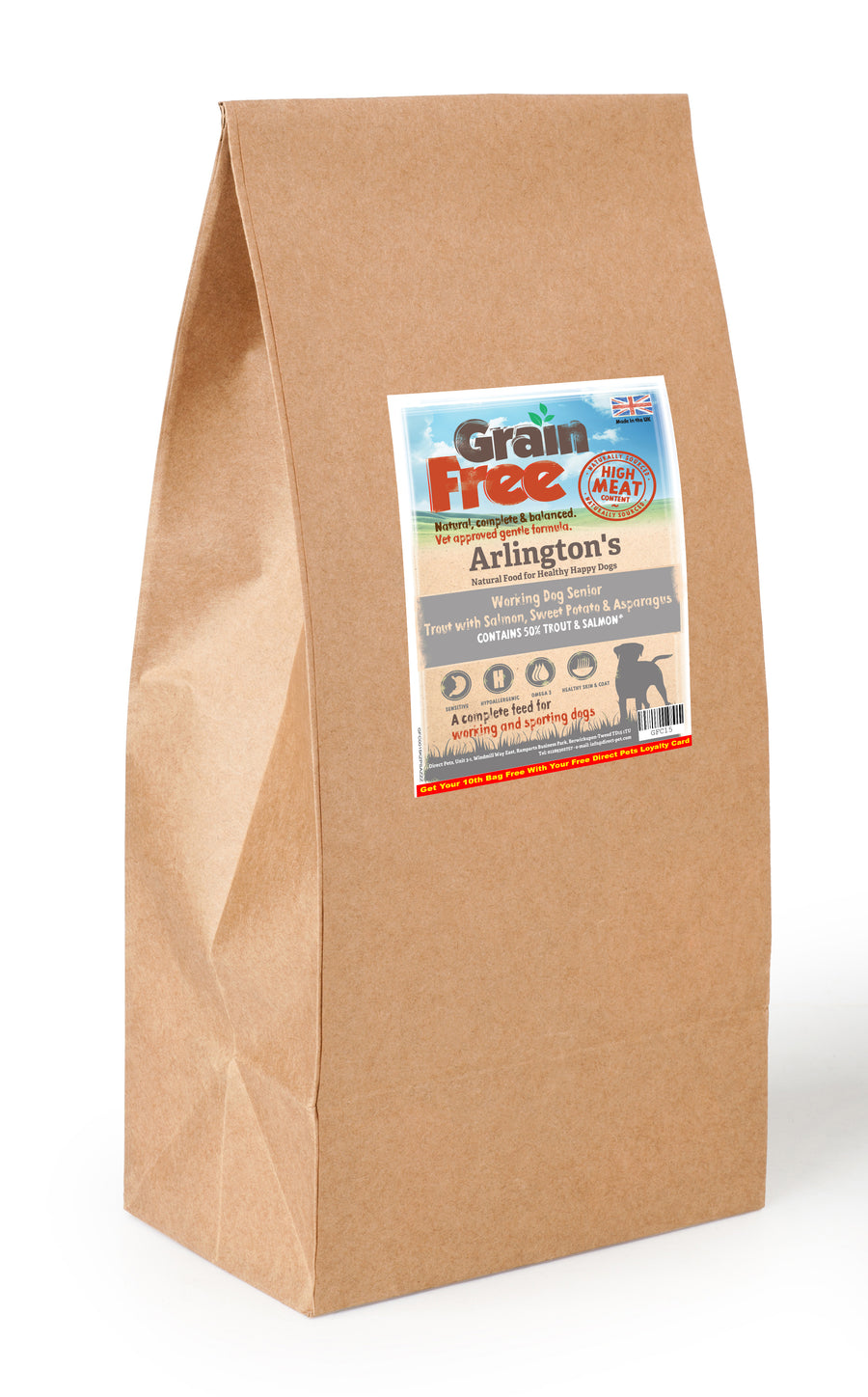 Arlington's Senior Trout With Salmon Sweet Pot & Asparagus 2kg