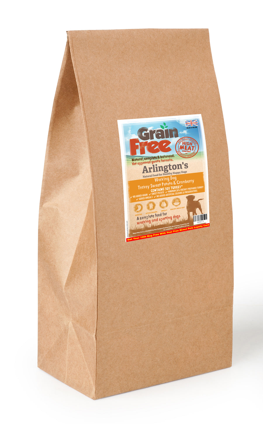 Arlington's Senior Turkey Sweet Pot & Cranberry 2kg