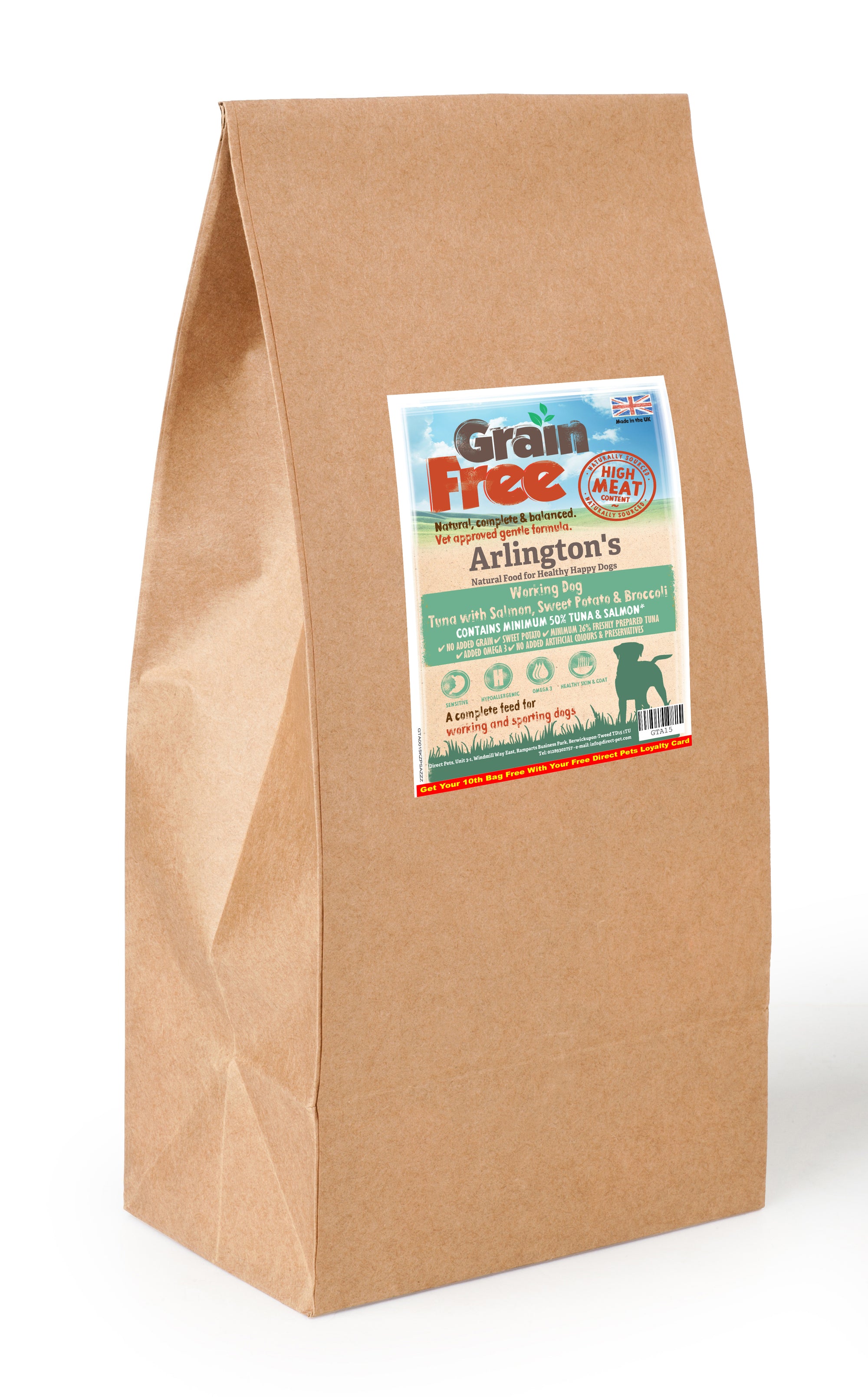 Arlington's Tuna, Sweet Potato & Broccoli 6kg