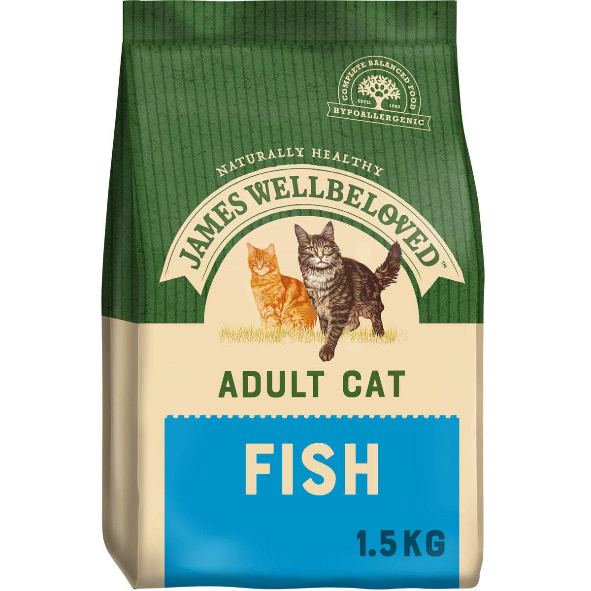 James Wellbeloved Fish & Rice Adult 1.5