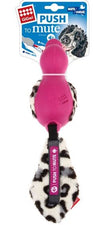 GiGwi Push To Mute Duck With Plush Tail Pink