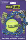 Dog & Co Mega Ball With Rope 1.8"