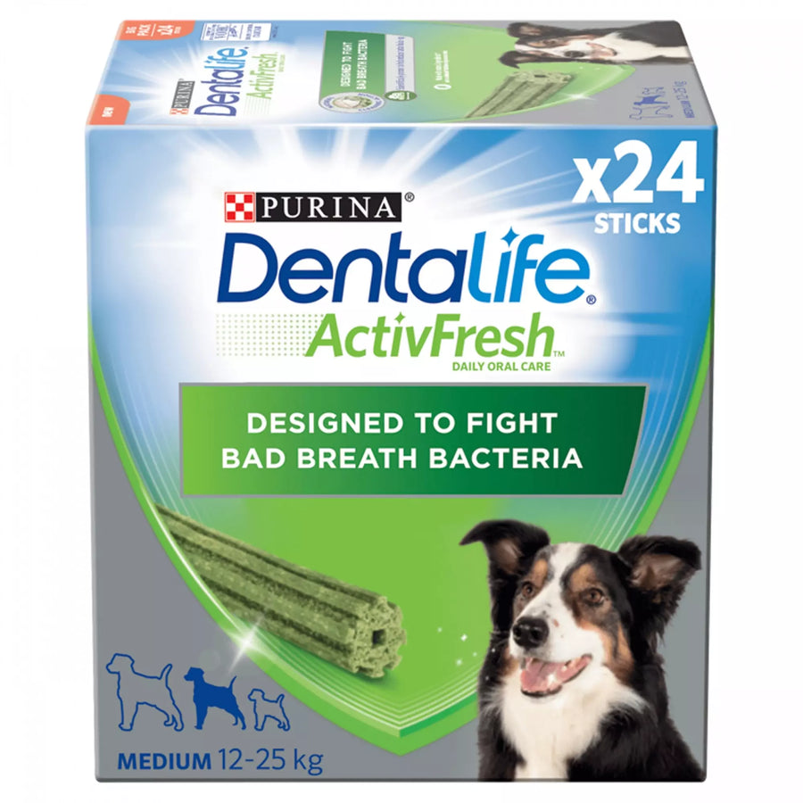 Dentalife Activefresh Medium Dog Dental Chew 24 Stick