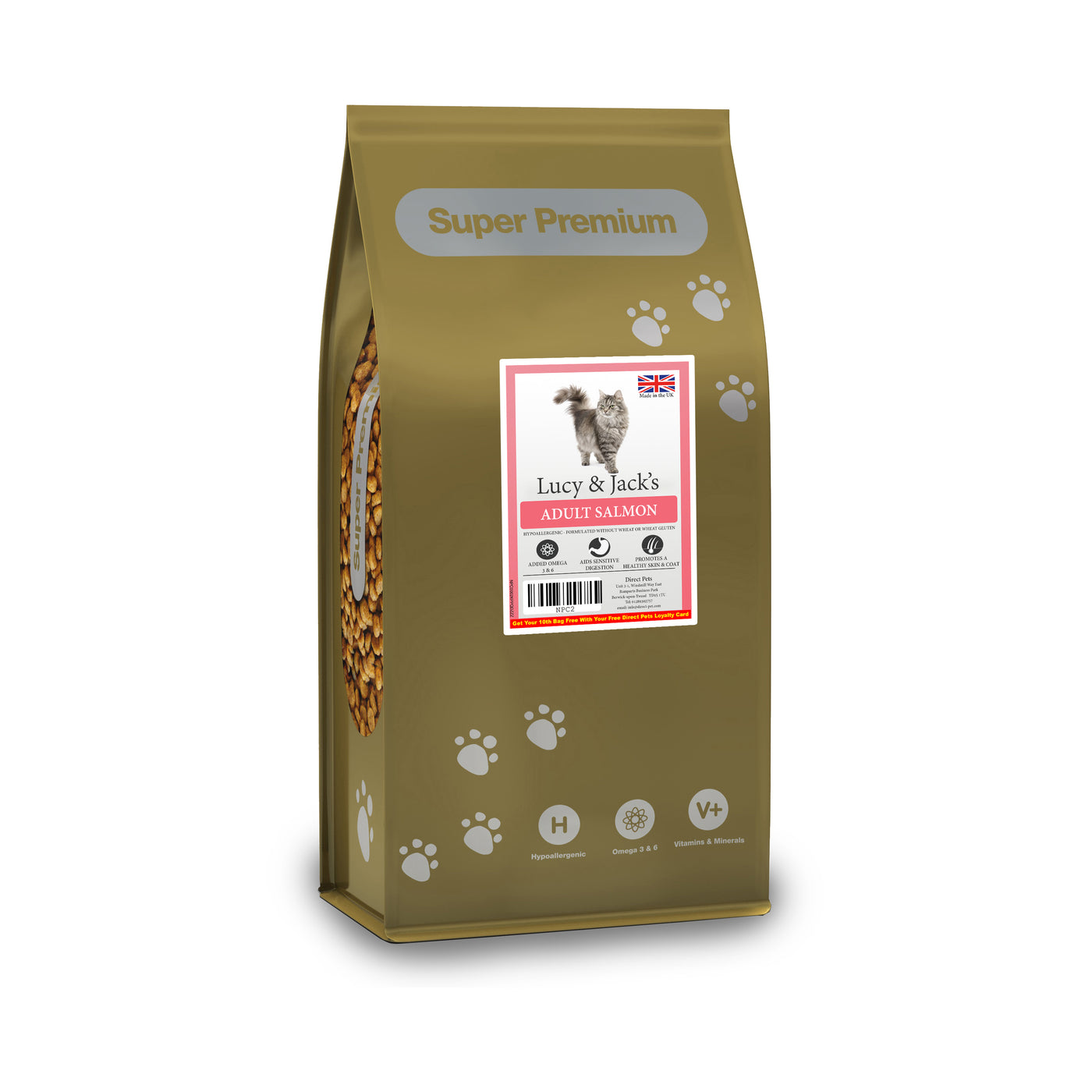 Lucy & Jack's Cat Salmon 7.5kg