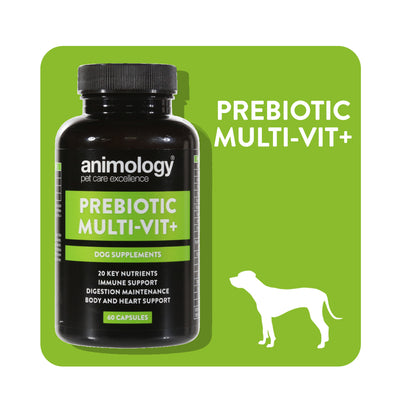 Animology Prebiotic & Multivitamin Dog Supplement (60 Caps)