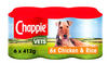Chappie Tins Chicken & Rice  (6 x 412g)