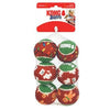 KONG Holiday Squeak Air Balls 6 pack Small