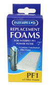 PF1 Plain Filter Foams 3Pcs
