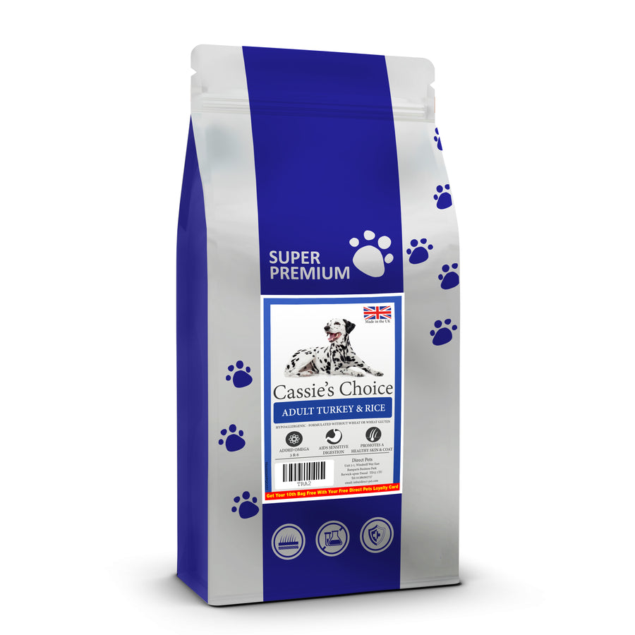 Cassie's Choice Adult Turkey & Rice 2kg