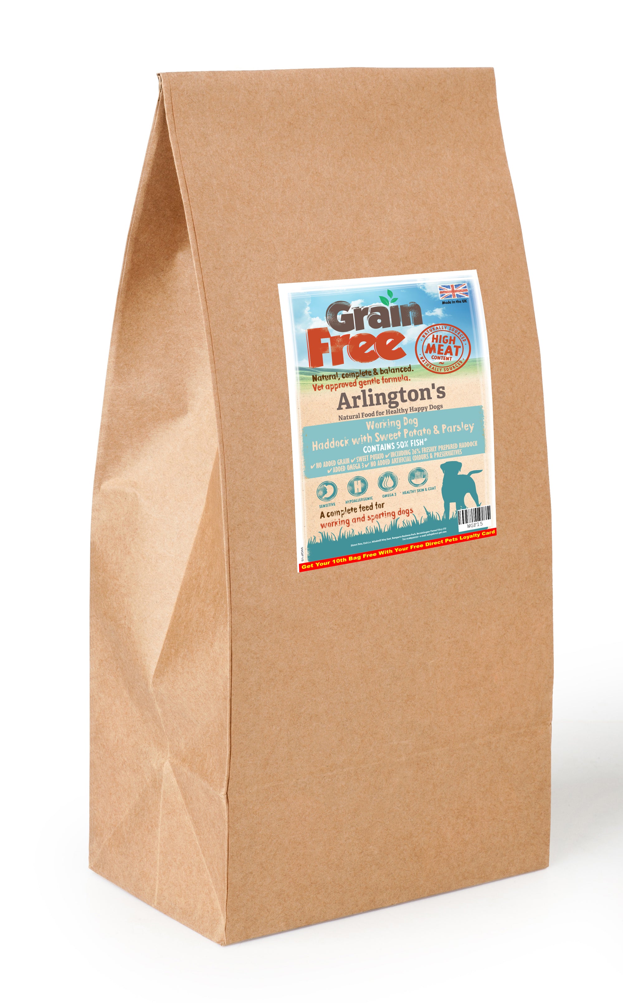 Arlington's Haddock, Sweet Potato & Parsley 2kg