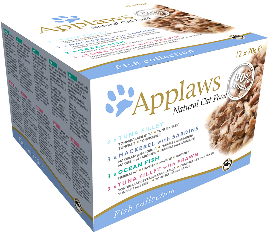 Applaws Cat Tin Fish Selection Multi Pack 12x70g