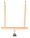 Swinging trapeze with bell, 12