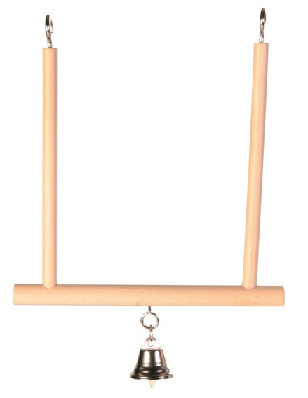 Swinging trapeze with bell, 12