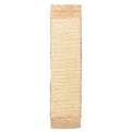 Scratching board with plush 15 × 62 cm, beige