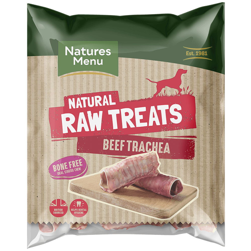 Natures Menu Frozen Raw Chews Beef Trachea 2 Pcs