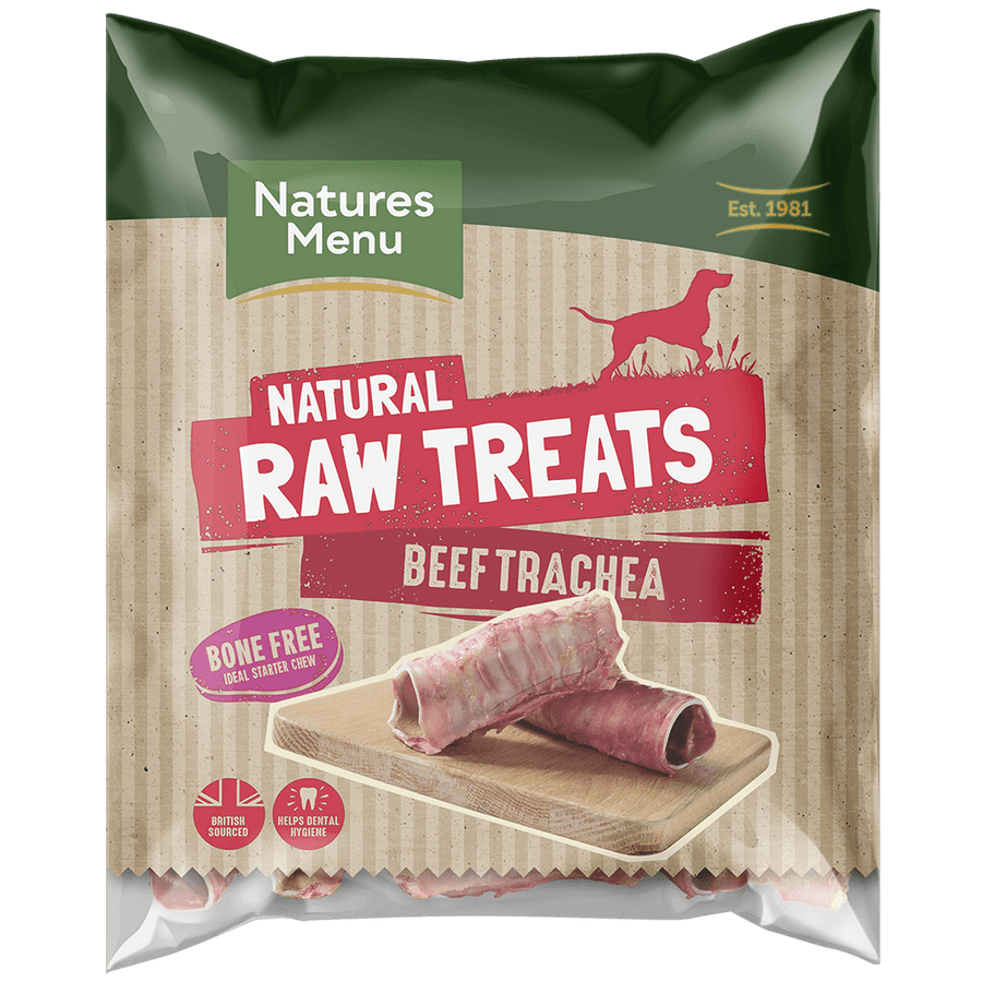 Natures Menu Frozen Raw Chews Beef Trachea 2 Pcs