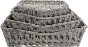 Be Nordic Basket With Cushion Grey